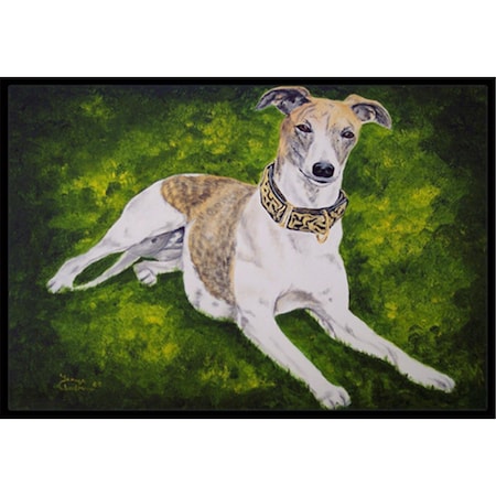 Jensendistributionservices Isabella Greyhound Indoor or Outdoor Mat, 18 x 27 MI2556938